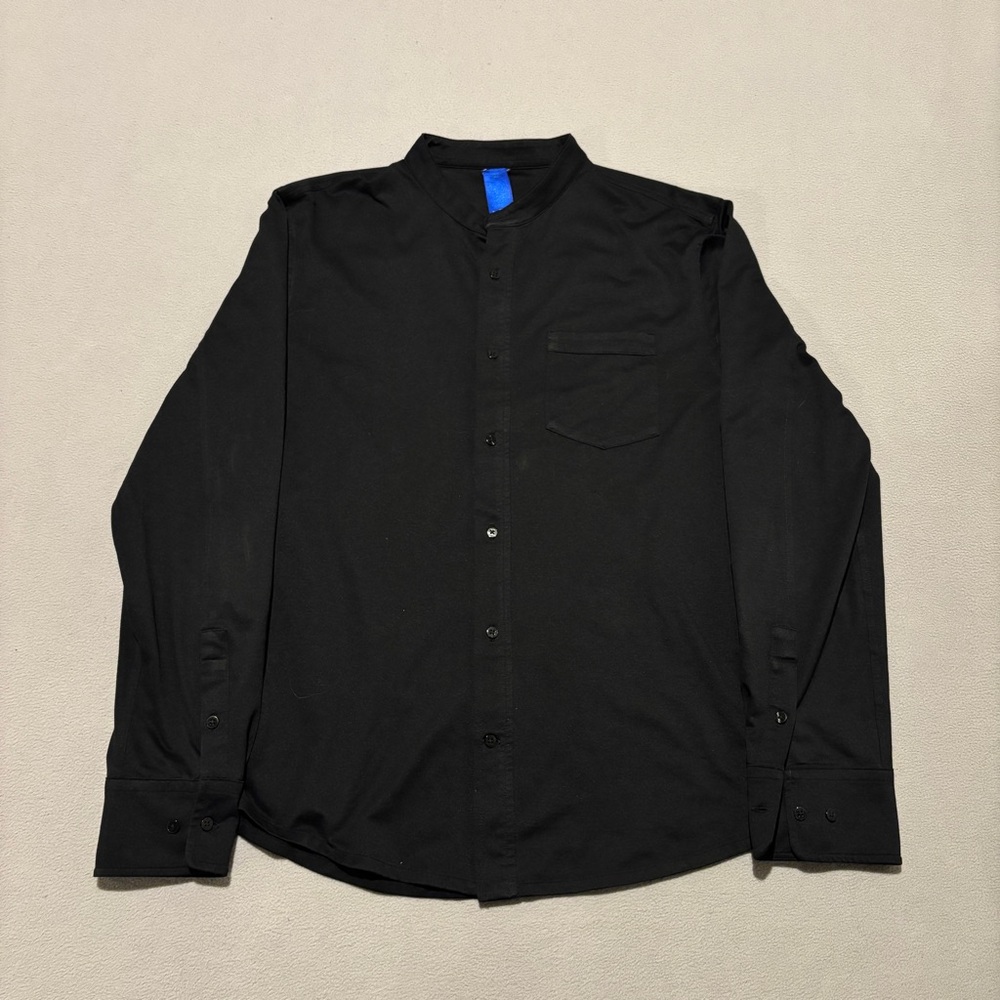 Kit and Ace Buttons Up Shirts Black Size Large Business Casual Preppy Academia